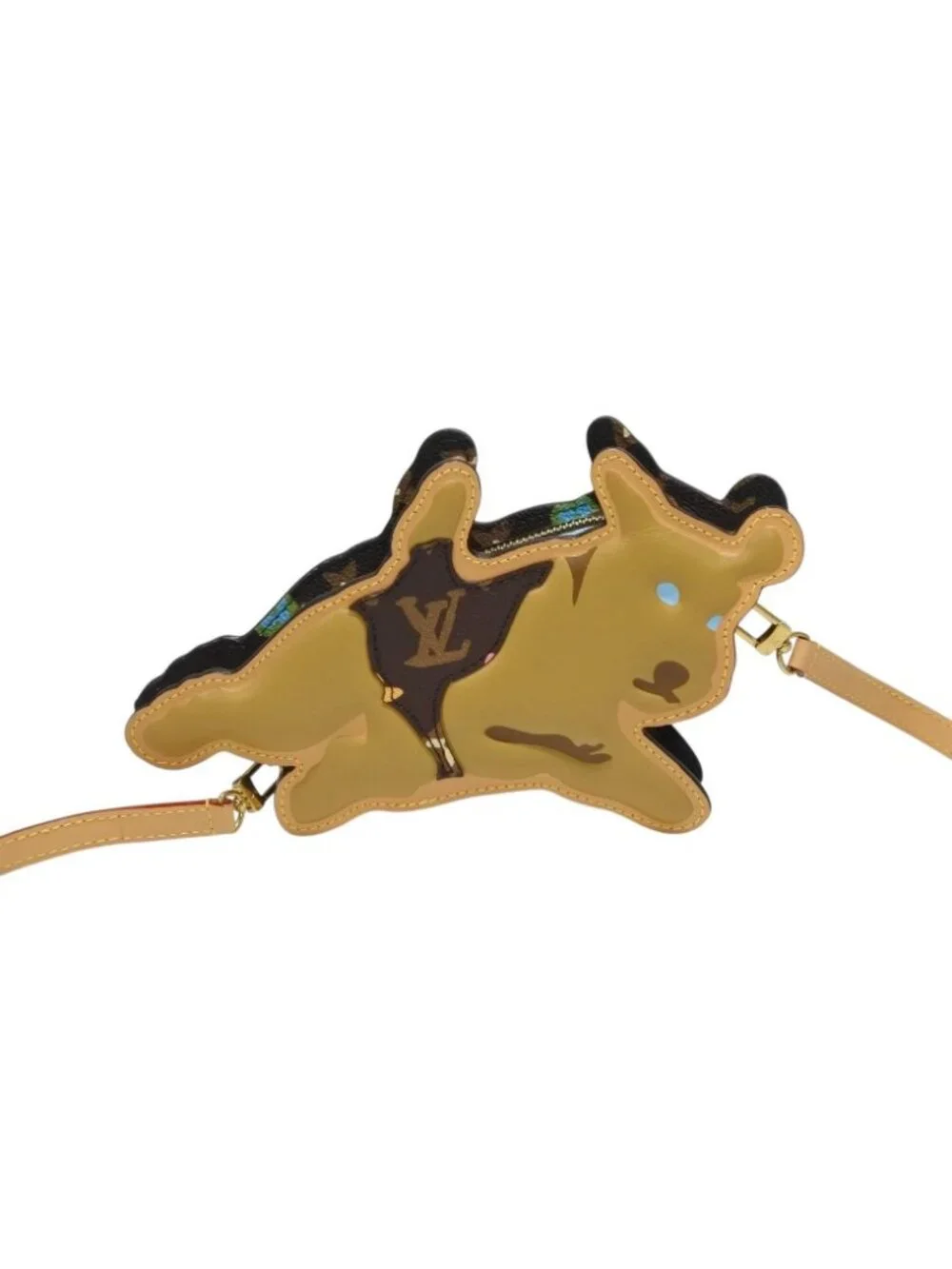 Louis Vuitton Tyler the Creator Shoulder Bag Monogram Strap Gold Brown